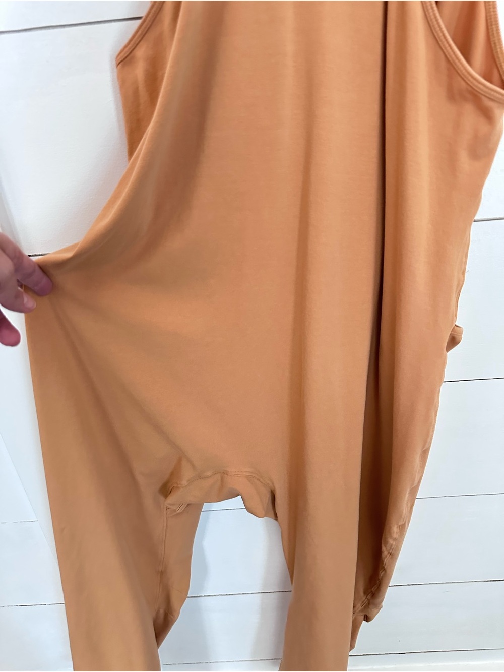 Free People movement S Hot Shot oversized onesie toasted coconut boho chic - Picture 10 of 15